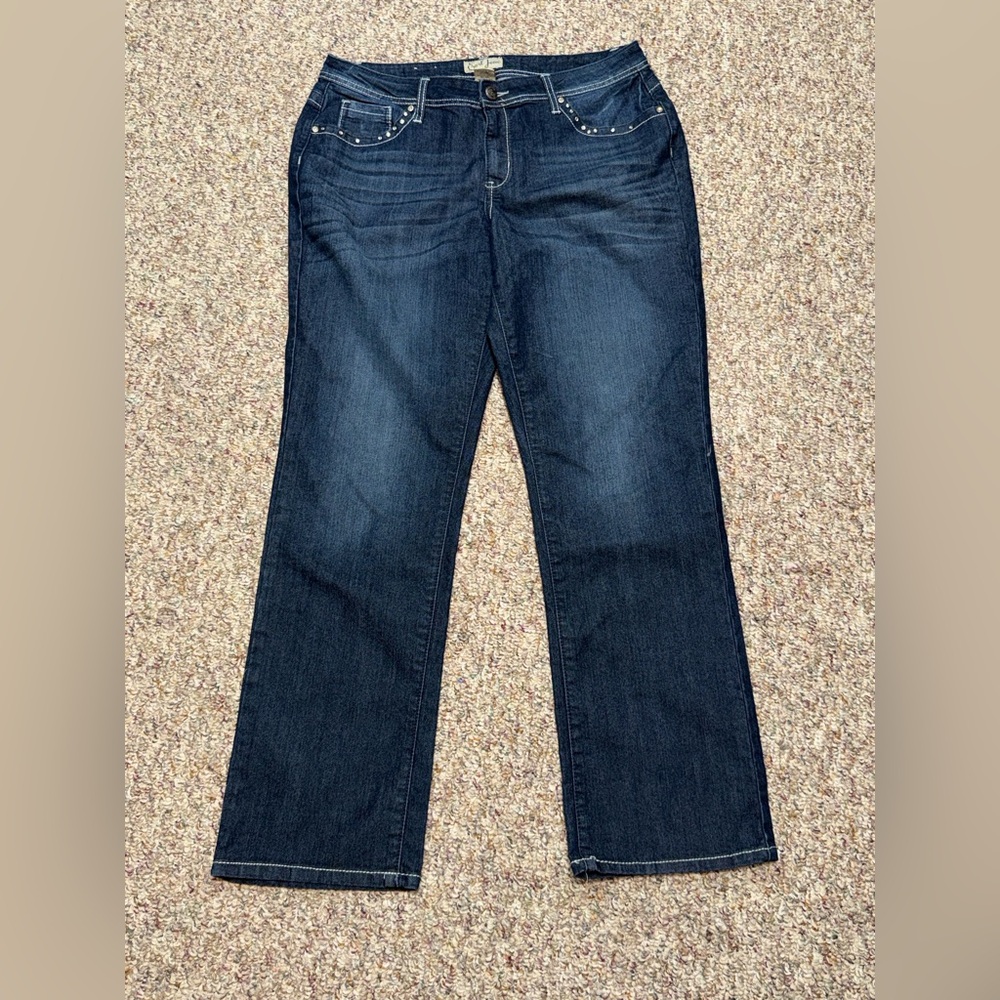 Women's size 14 Earl Jeans Women's Straight Leg Jeans, boot cut